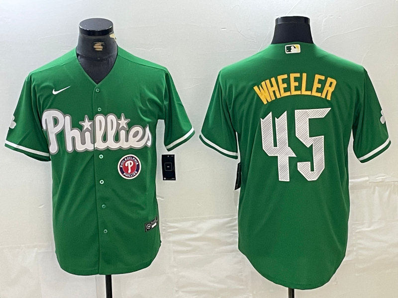 Men/Women/Youth Philadelphia Phillies Zack Wheeler #45 baseball Jerseys