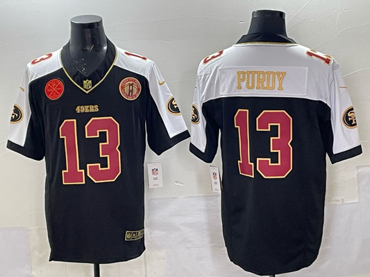 Newest arrival 2025 Adult San Francisco 49ers Brock Purdy No.13 Football Jerseys