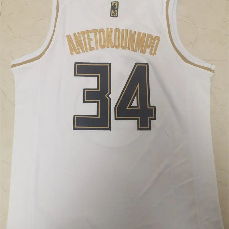 Milwaukee Bucks Giannis Antetokounmpo NO.34 Basketball Jersey