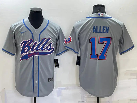 Adult Buffalo Bills Josh Allen NO.17 Football Jerseys