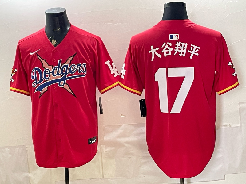 Men/Women/Youth Los Angeles Dodgers Ohtani Shohei NO.17 baseball Jerseys lightning version