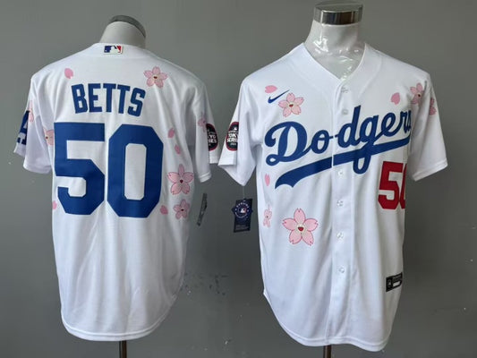 New arrival Men/Women/Youth Los Angeles Dodgers Mookie Betts #50 baseball Jerseys