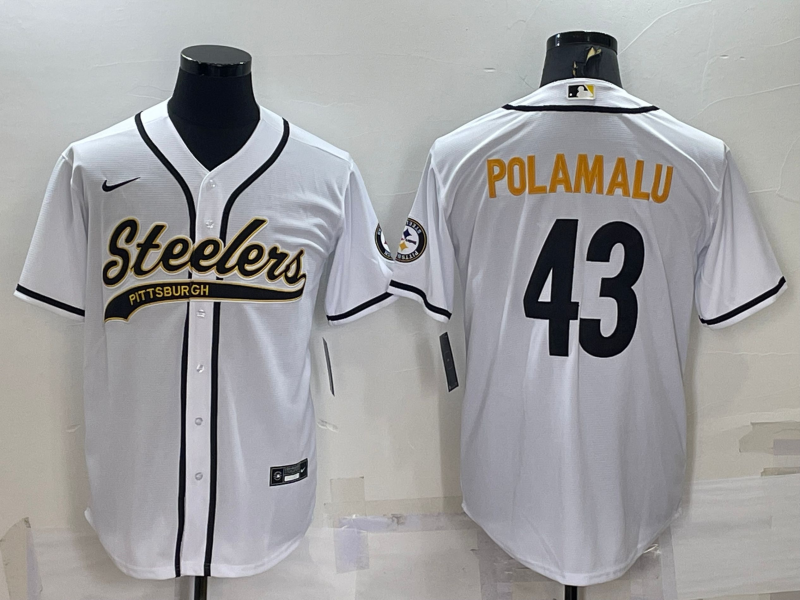 Adult Pittsburgh Steelers Troy Polamalu NO.43 Football Jerseys