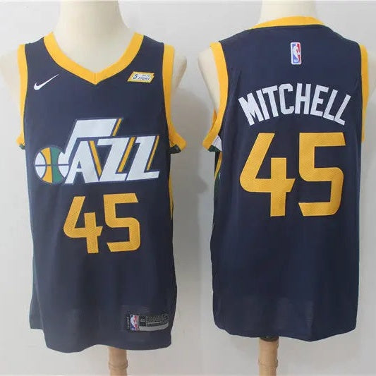 Utah Jazz Donovan Mitchell NO.45 Basketball Jersey