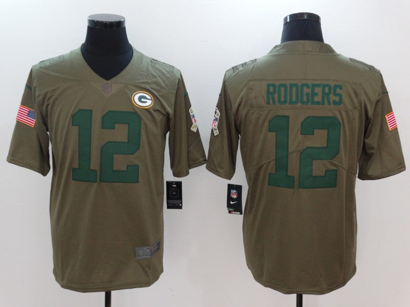 Adult Green Bay Packers Aaron Rodgers NO.12 Football Jerseys