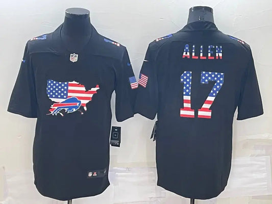 Adult Buffalo Bills Josh Allen NO.17 Football Jerseys