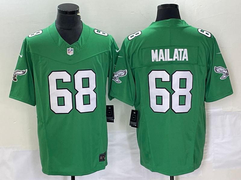 Hot sale Adult 2023-2024 season Philadelphia Eagles Jordan Mailata NO.68 Football Jerseys