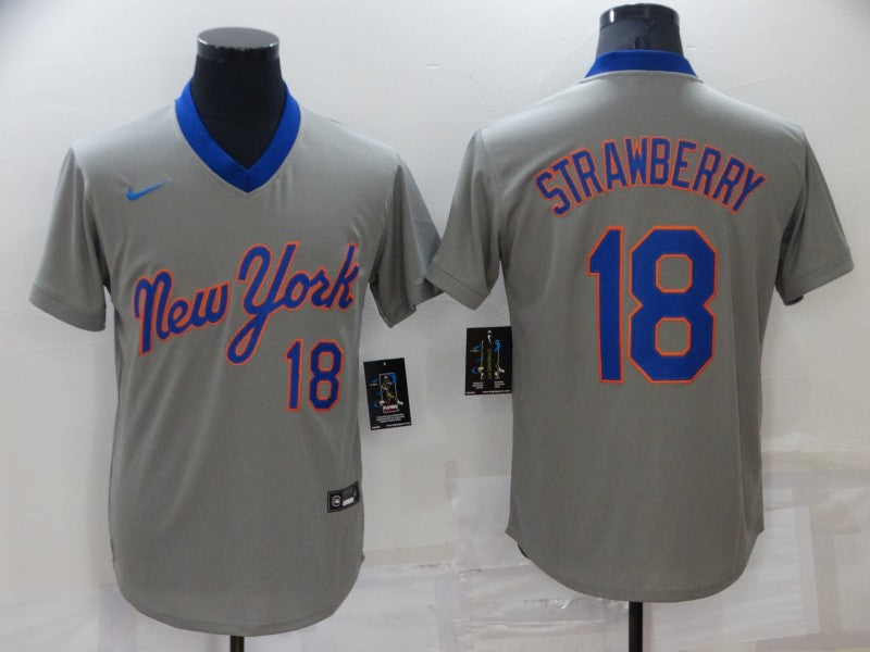 Men/Women/Youth New York Mets Darryl Strawberry #18 baseball Jerseys