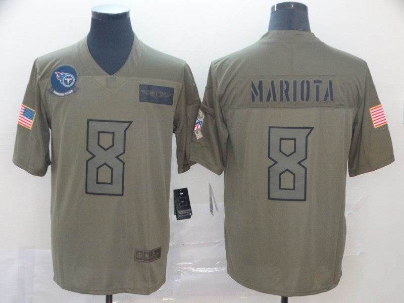 Adult Tennessee Titans Marcus Mariota NO.8 Football Jerseys