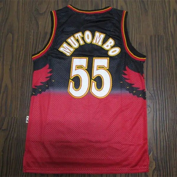 Atlanta Hawks Dikembe Mutombo NO.55 Basketball Jersey