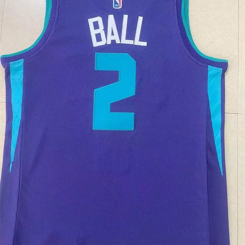 Charlotte Hornets LiAngelo Ball NO.2 Basketball Jersey