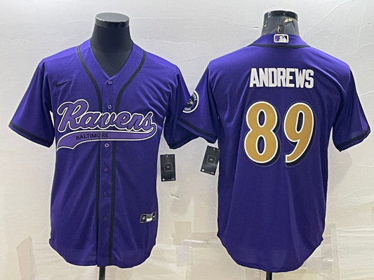 Adult Baltimore Ravens Mark Andrews NO.89 Football Jerseys