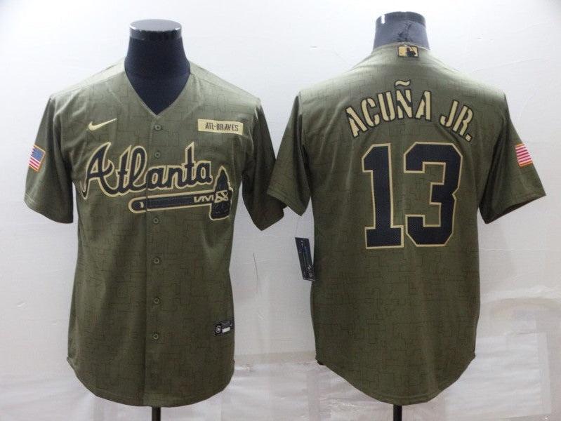Men/Women/Youth Atlanta Braves Ronald Acuña Jr. #13 baseball Jerseys