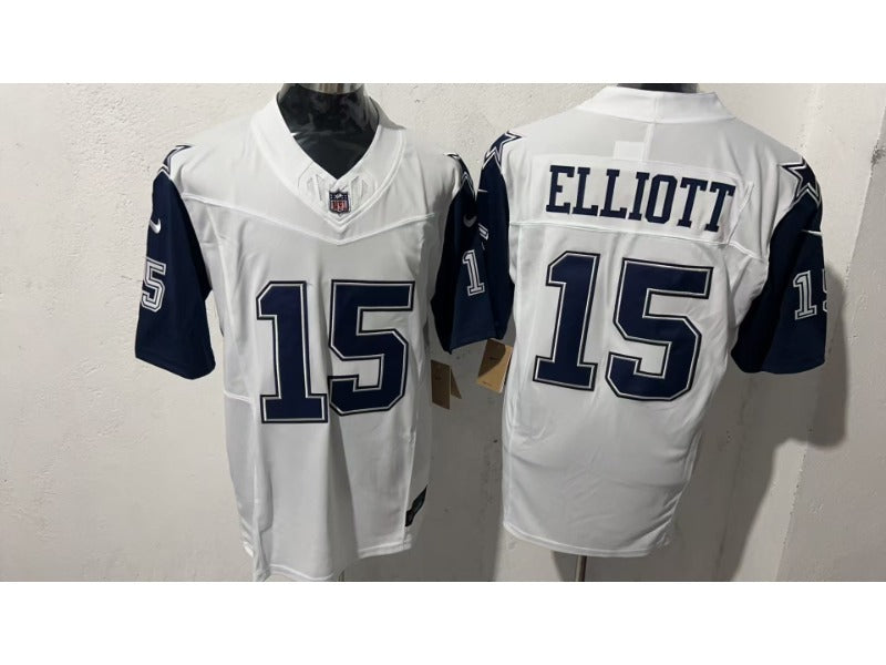 Adult Dallas Cowboys Ezekiel Elliott No.15 Football Jerseys
