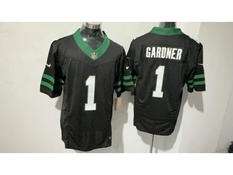 Adult New York Jets Sauce Gardner NO.1 Football Jerseys