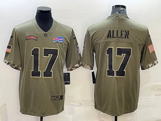 Adult Buffalo Bills Josh Allen NO.17 Football Jerseys