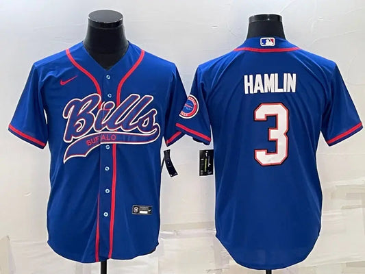 Adult Buffalo Bills Damar Hamlin NO.3 Football Jerseys