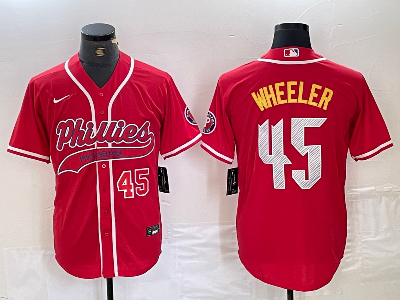 Men/Women/Youth Philadelphia Phillies Zack Wheeler #45 baseball Jerseys