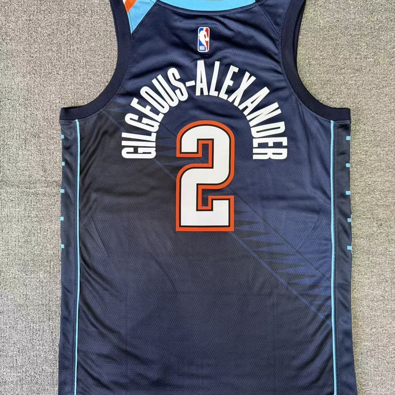 2026 Oklahoma City Thunder Shai Gilgeous-Alexander NO.2 Basketball Jersey