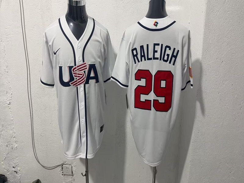 Men/Women/Youth Seattle Mariners Cal Raleigh #29 baseball Jerseys USA
