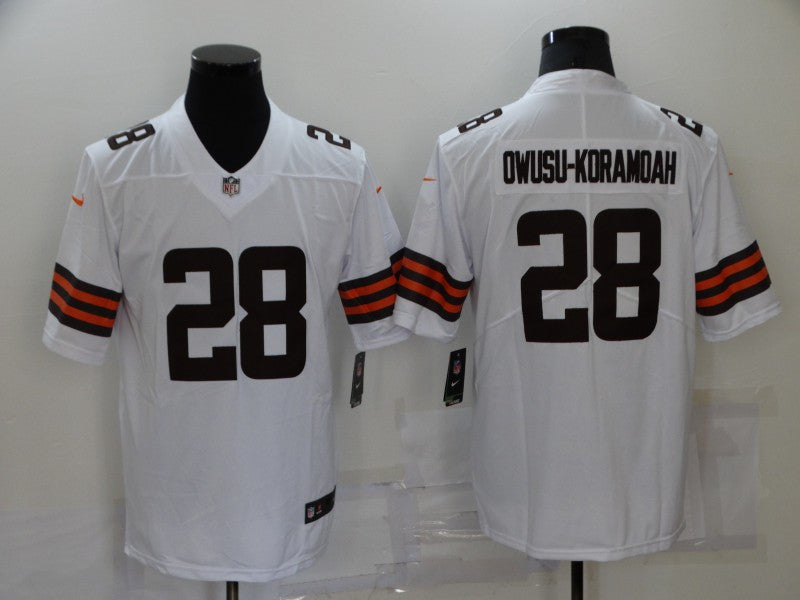 Adult Cleveland Browns Jeremiah Owusu-Koramoah NO.28 Football Jerseys