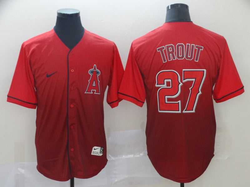 Men/Women/Youth Los Angeles Angels Mike Trout #27 baseball Jerseys