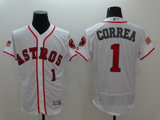 Men/Women/Youth Houston Astros Carlos Correa #1 baseball Jerseys