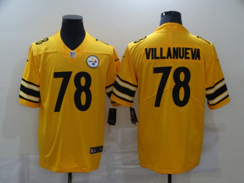 Adult Pittsburgh Steelers Alejandro Villanueva NO.78 Football Jerseys