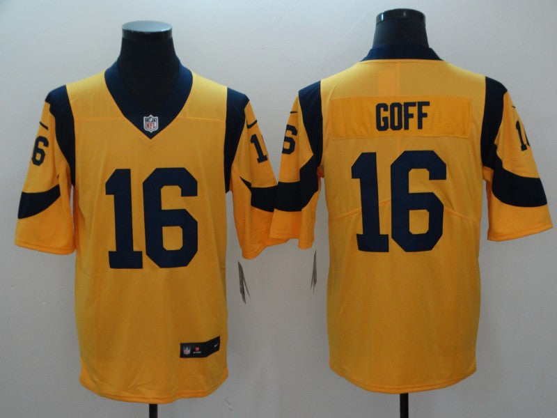 Adult Los Angeles Rams Jared Goff NO.16 Football Jerseys