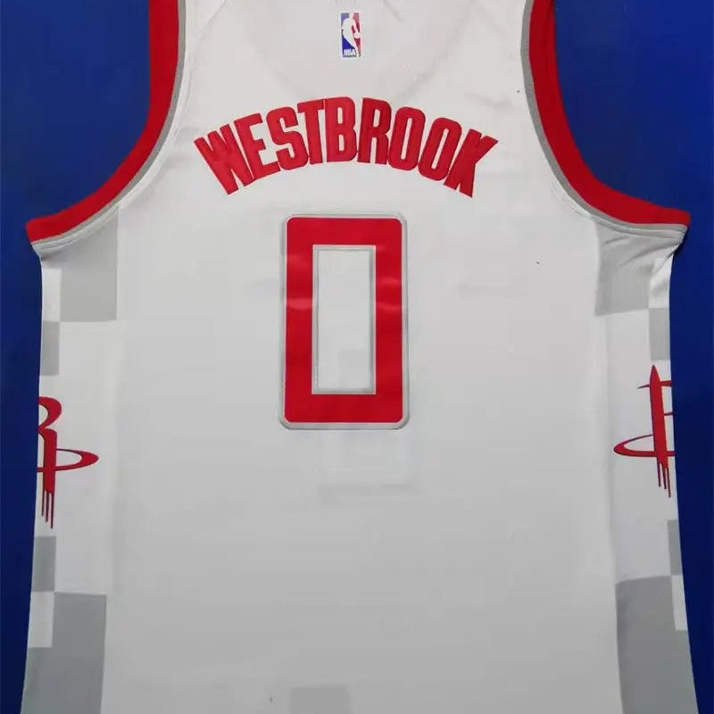 Houston Rockets Russell Westbrook NO.0 Basketball Jersey