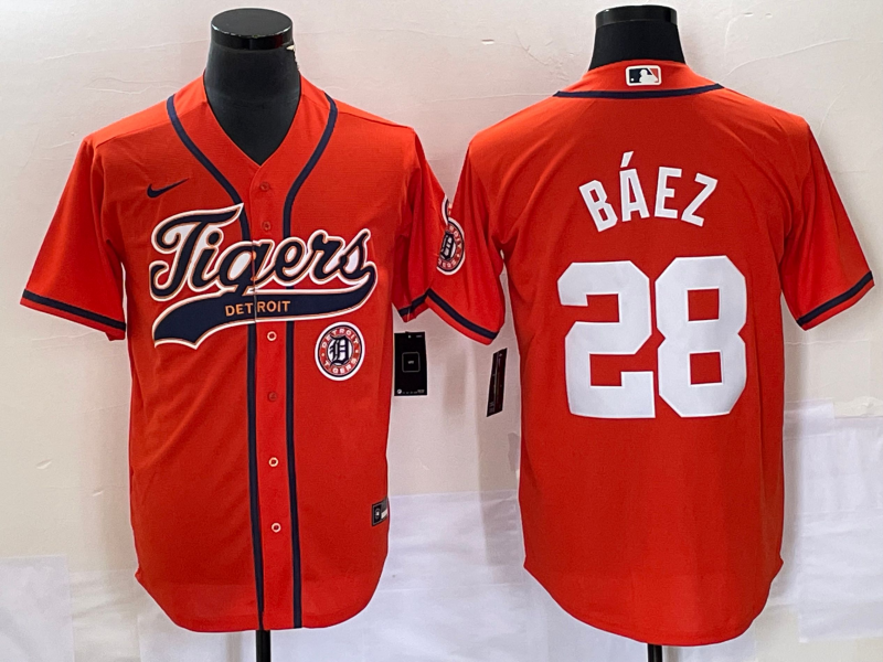 Men/Women/Youth Detroit Tigers Javier Báez NO.28 baseball Jerseys