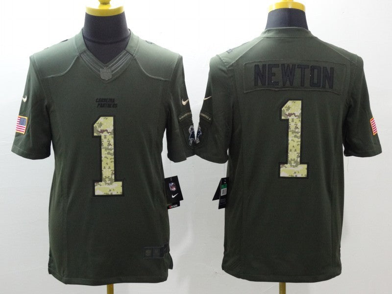 Adult Carolina Panthers Cam Newton NO.1 Football Jerseys