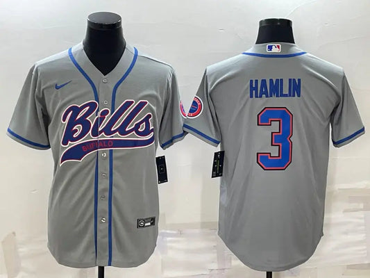 Adult Buffalo Bills Damar Hamlin NO.3 Football Jerseys