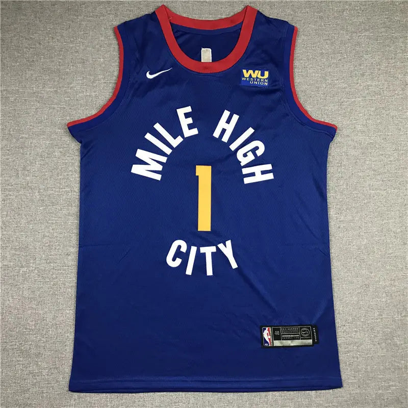 Denver Nuggets Porter JR. NO.1 Basketball Jersey