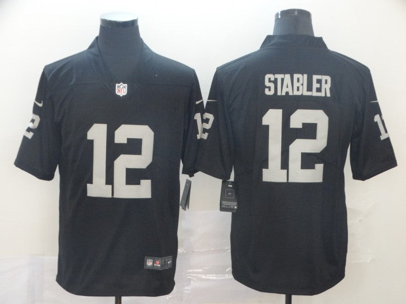 Adult Oakland Raiders Ken Stabler NO.12 Football Jerseys