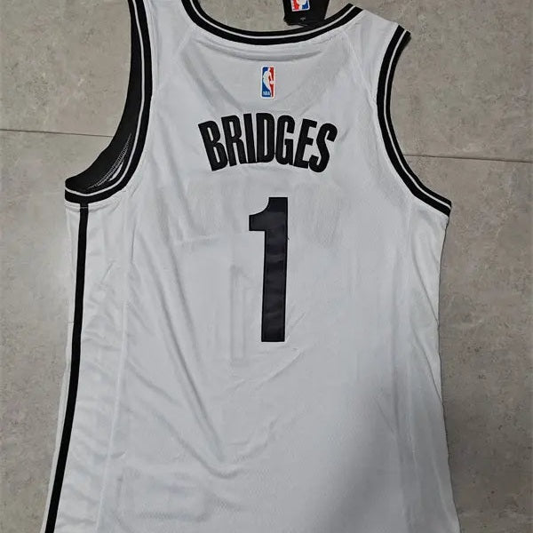 Brooklyn Nets Mikal Bridges NO.1 Basketball Jersey