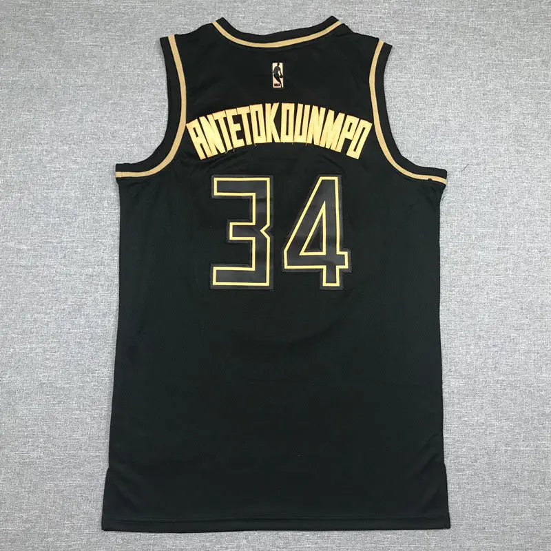 Milwaukee Bucks Giannis Antetokounmpo NO.34 Basketball Jersey