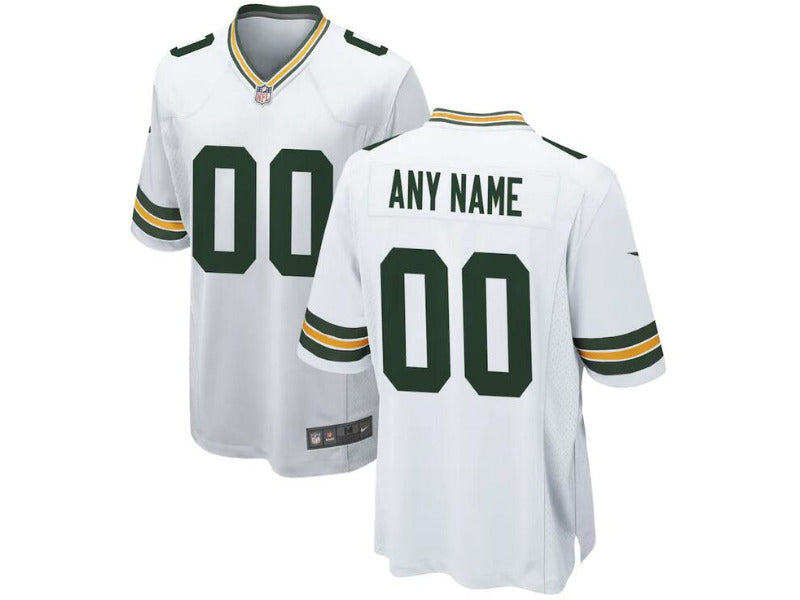 Adult Green Bay Packers number and name custom Football Jerseys