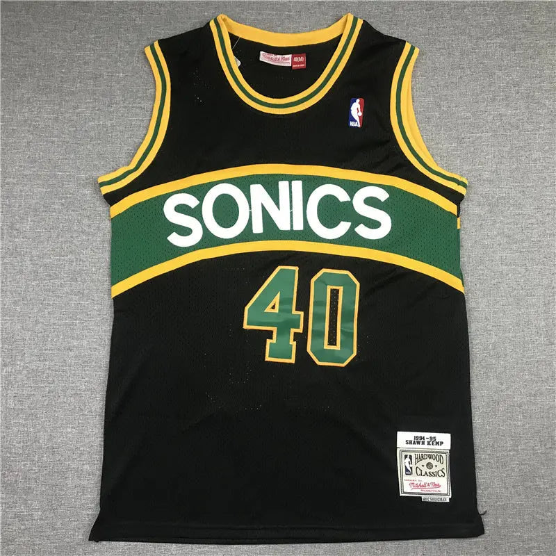 Oklahoma City Thunder SuperSonics Shawn Kemp NO.40 Basketball Jersey