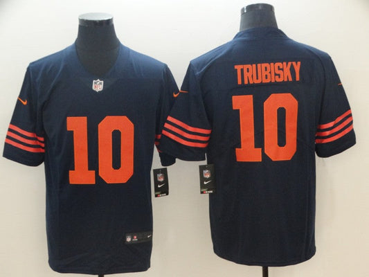 Adult Chicago Bears Mitchell Trubisky NO.10 Football Jerseys