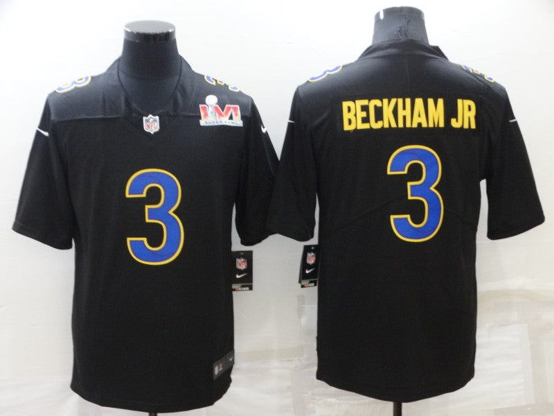 Adult Los Angeles Rams Odell Beckham Jr NO.3 Football Jerseys