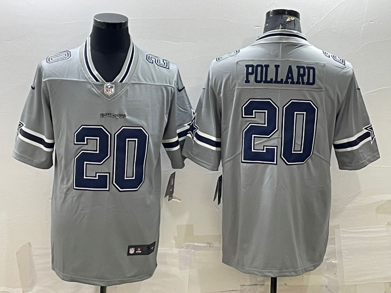 Adult Dallas Cowboys Tony Pollard NO.20 Football Jerseys
