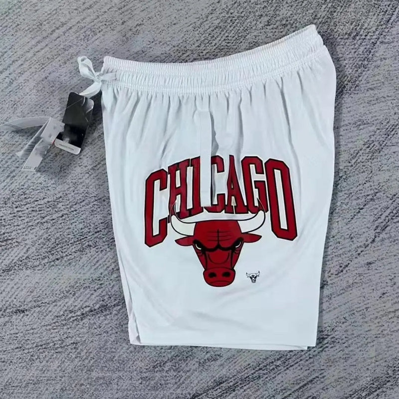 Chicago bulls white Basketball Shorts