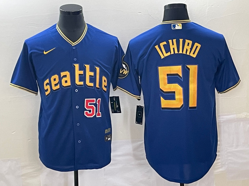 Men/Women/Youth Seattle Mariners Ichiro Suzuki #51 baseball Jerseys