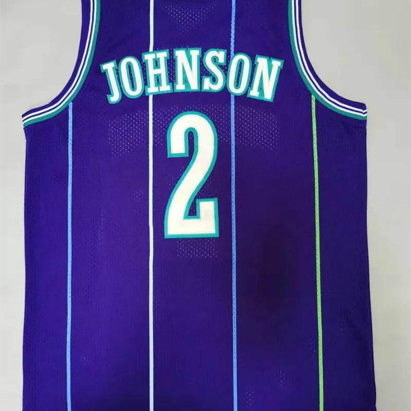 Charlotte Hornets Larry Johnson NO.2 Basketball Jersey