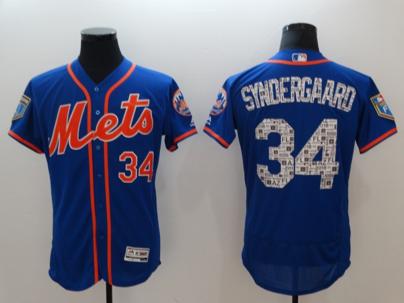 Men/Women/Youth New York Mets Noah Syndergaard #34 baseball Jerseys