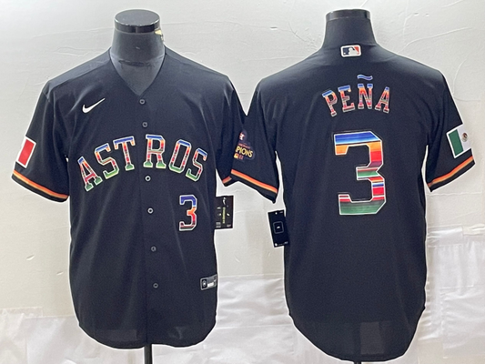 Men/Women/Youth Houston Astros Jeremy Peña #3 baseball Jerseys