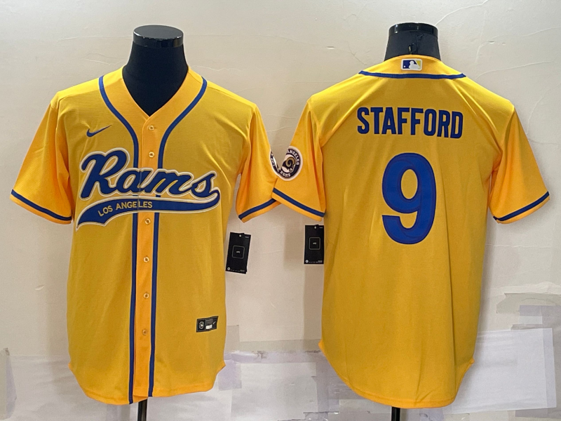 Adult Los Angeles Rams Matthew Stafford NO.9 Football Jerseys