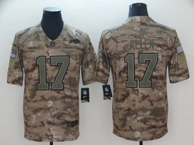 Adult Buffalo Bills Josh Allen NO.17 Football Jerseys