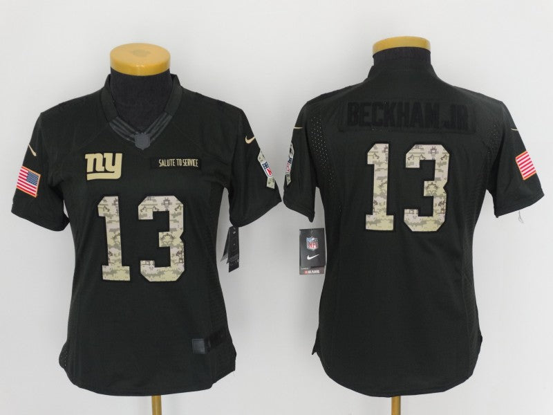 Women New York Giants Odell Beckham Jr. NO.13 Football Jerseys